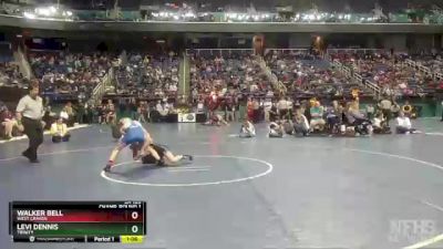 2A 126 lbs Semifinal - Levi Dennis, Trinity vs Walker Bell, West Craven