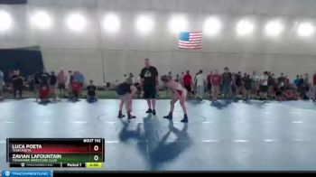 109 lbs Champ. Round 2 - Zavian Lafountain, Tomahawk Wrestling Club vs Luca Poeta, Team Poeta