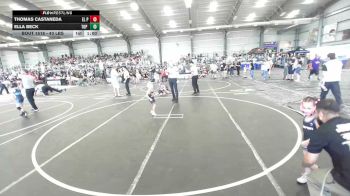 43 lbs Quarterfinal - Thomas Castaneda, El Paso Texas WC vs Ella Beck, Top Rank Hammers