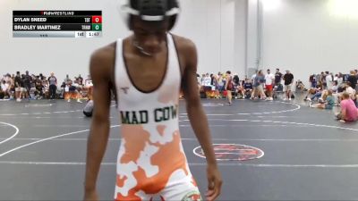 113 lbs Round 3 (4 Team) - Dylan Sneed, The Dream Team vs Bradley Martinez, Top Rank Hawks Wrestling