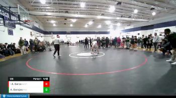 126 lbs Quarterfinal - Adonai Garza, Kent Meridian vs Alexander Barajas, Pasco