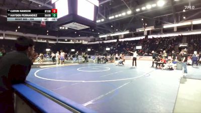 106 lbs Cons. Round 3 - Hayden Fernandez, Gig Harbor vs Caton Hanson, Mt. Si