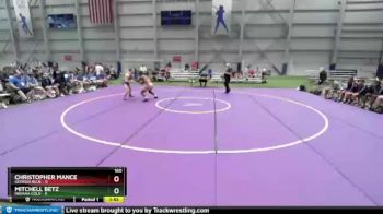 160 lbs 2nd Wrestleback (8 Team) - Christopher Mance, Georgia Blue vs Mitchell Betz, Indiana Gold