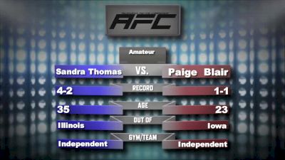 Sandra Thomas vs Paige Blair - AFC 15