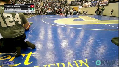 55 lbs Final - Jasper Lockett Jr, Cowboy Wrestling Club vs Christian Schwahn, Chandler Takedown Club