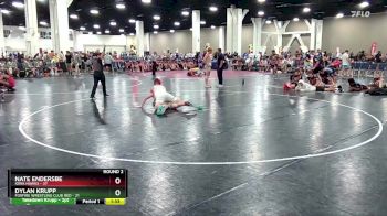 190 lbs Round 2 (6 Team) - Nate Endersbe, Iowa Hawks vs Dylan Krupp, Foxfire Wrestling Club RED