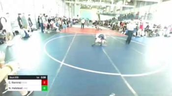 106 lbs Consi Of 8 #1 - Camilo Ramirez, Pounders WC vs Noah Halstead, Lancaster HS