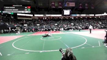 95 lbs Champ. Round 1 - Giovanni Brunst, WSW1 vs Noah Hagge, NOCA