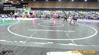 127 lbs Consi Of 8 #2 - Tashra Pay, JWC vs Valerie Valencia, Team Farmersville