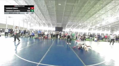 82 lbs Semifinal - Gunnar Small, Evanston Elite Wrestling vs Hendrix Daybell, Payson Lion Wrestling Club