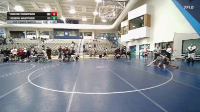 150 lbs 1st Place Match - Joseph Whitford, Team Pride Academy vs Kolvin Thompson, Sanderson Wrestling Academy