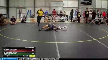 120 lbs Quarterfinals (8 Team) - Zach Stewart, POWA vs Gavin Jackson, Untouchables White