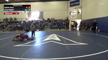 149 lbs Cons. Round 2 - Justin Ayala, Victor Valley College vs Kyle Foerst, Cuesta College