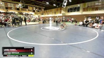 63/67 Quarterfinal - James Torres, Escondido Thundercats vs Santino Grimaldi, Poway Elite