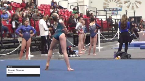 Brooke Stevens - Floor, Empire - 2021 Region 3 Women's Championships