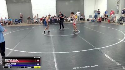 125 lbs 2nd Wrestleback (16 Team) - Trevor Carl, Pennsylvania Red vs Luke Jones, Kansas