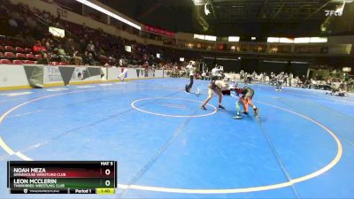 125 lbs Quarterfinal - Leon McClerin, Thorobred Wrestling Club vs Noah Meza, Grindhouse Wrestling Club