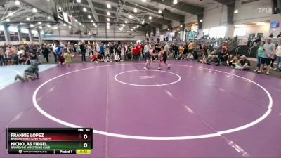 120 lbs Cons. Semi - Frankie Lopez, Bandas Wrestling Academy vs Nicholas Fiegel, Grapevine Wrestling Club