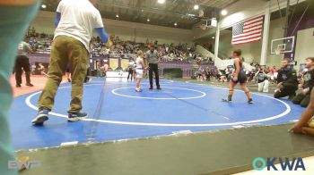 83 lbs Rr Rnd 1 - Gabriel Osterhout, Berryhill Wrestling Club vs Katelee Cole, Tulsa Blue T Panthers