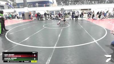 89 lbs Champ. Round 1 - Kason Wesby, Flex Wrestling vs Sam Geary, Great Neck Wrestling Club