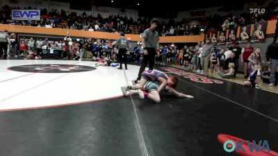 58 lbs Quarterfinal - Creed Williams, Team Nomad vs Gunnar Ratcliff, F-5 Grappling