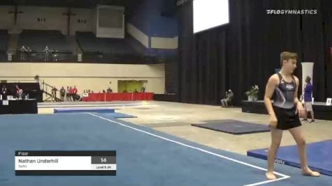 Nathan Underhill - Floor, Salto - 2021 USA Gymnastics Development Program National Championships