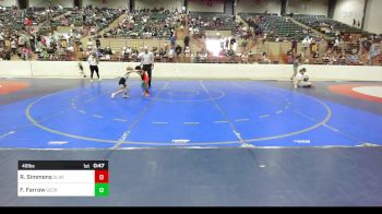 49 lbs Semifinal - Reid Simmons, Glasgow Wrestling Academy vs Forrest Farrow, Georgia