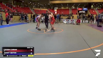 195 lbs 1st Place Match - Caysen Curran, IA vs Tommy Sexton, IA