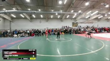 165 lbs Champ. Round 3 - Matt Luhring, Cherry Creek vs Trenten Hubbs, Laramie