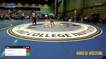 52 lbs Consolation - Arianna Jones, Crater Mat Club vs Samantha Torres, MAT MECHANICS