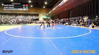 110 lbs Consi Of 8 #1 - Mateo Jimenez, España Wrestling vs Efren Trevino, Tritown Bullyz
