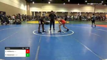 145 lbs Quarterfinal - Ronan Bozeman, Florida vs Zamyen Williams, Villains Of Voldosta