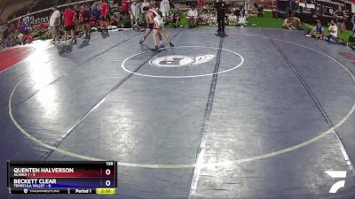 126 lbs Semis & Wb (16 Team) - Quenten Halverson, Alaska 1 vs Beckett Clear, Temecula Valley