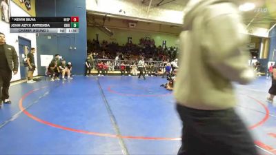 132 lbs Champ. Round 2 - John Azyx Artienda, Chino Hills vs Kevin Silva, Hesperia