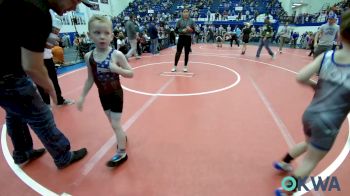 46 lbs Round Of 32 - Baker Johns, Perry Wrestling Academy vs Nash Leisinger, Choctaw Ironman Youth Wrestling