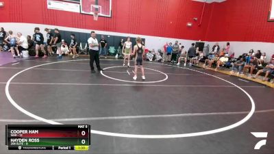 105 lbs Round 1 (6 Team) - Cooper Ham, WAR vs Hayden Ross, 208 Elite