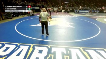 I-103 lbs Cons. Round 3 - Luis Estevez, Oceanside vs Davron Turgunboev, James Madison