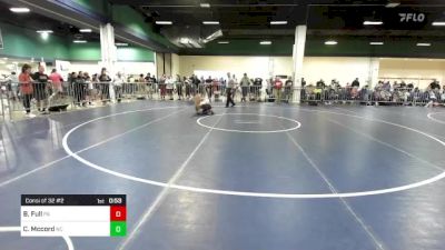 95 lbs Consi Of 32 #2 - Brady Full, PA vs Chace Mccord, NC