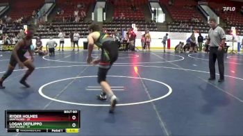 155 lbs 1st Place Match - Ryder Holmes, Unattached vs Logan DeFilippo, Unattached