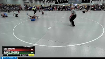 150 lbs Champ. Round 1 - Leo Roberts, Tennessee vs Damian Rousseau, South Side Wrestling Club