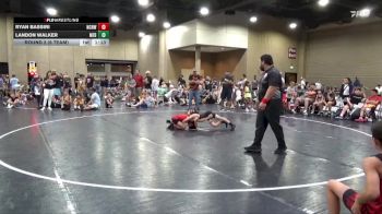 70 lbs Round 2 (6 Team) - Landon Walker, MF Dynasty vs Ryan Bassiri, NC National Team White