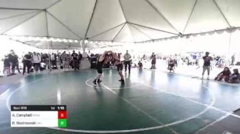 190 lbs Semifinal - Ayden Campbell, Redwave Wrestling vs Riley Skolmowski, Valiant Training