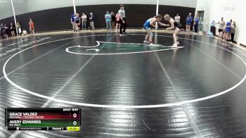 110 lbs Cons. Round 3 - Avery Edwards, MO West vs Grace Valdez, Rockwall Training Center