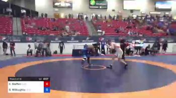 86 kg Round Of 16 - Caden Steffen, Mustang Wrestling Club vs David Willoughby, Texas Wrestling Club