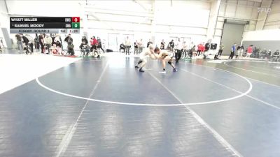 132 lbs Champ. Round 2 - Samuel Moody, Sanderson Wrestling Academy vs Wyatt Miller, Diamondville Wrestling Club