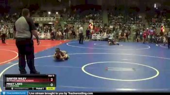 75 lbs Cons. Round 3 - Mikey Laws, F-5 Grappling vs Sawyer Wiley, Oklahoma Wrestling Academy