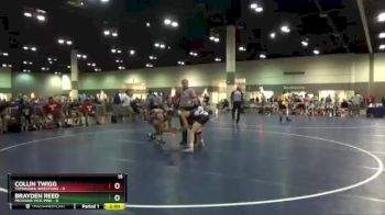 132 lbs Round 4 (6 Team) - Brayden Reed, Michiana Vice-Pink vs Collin Twigg, Tomahawk Wrestling