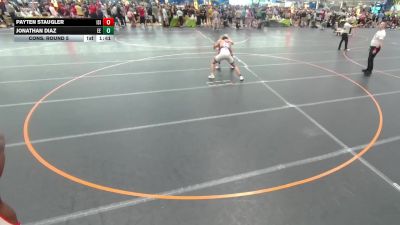 132 lbs Cons. Round 5 - Payten Staugler, Unattached vs Jonathan Diaz, Eagle Empire