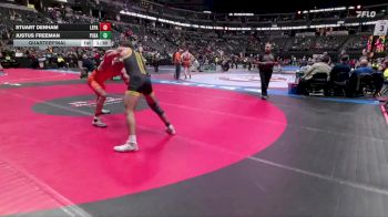 157-4A Quarterfinal - Justus Freeman, Pueblo East vs Stuart Denham, Lewis-Palmer
