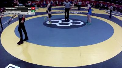 G-155 lbs Champ. Round 1 - Lori Grimes, G-Marysville vs Kolbi Alexander, G-Miami East